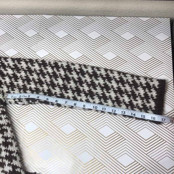NWT Carducci sweater brown and white - Picture 12 of 15